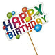 Happy Birthday Pick – FLORAL CREATIONS & GIFTS, Weslaco TX