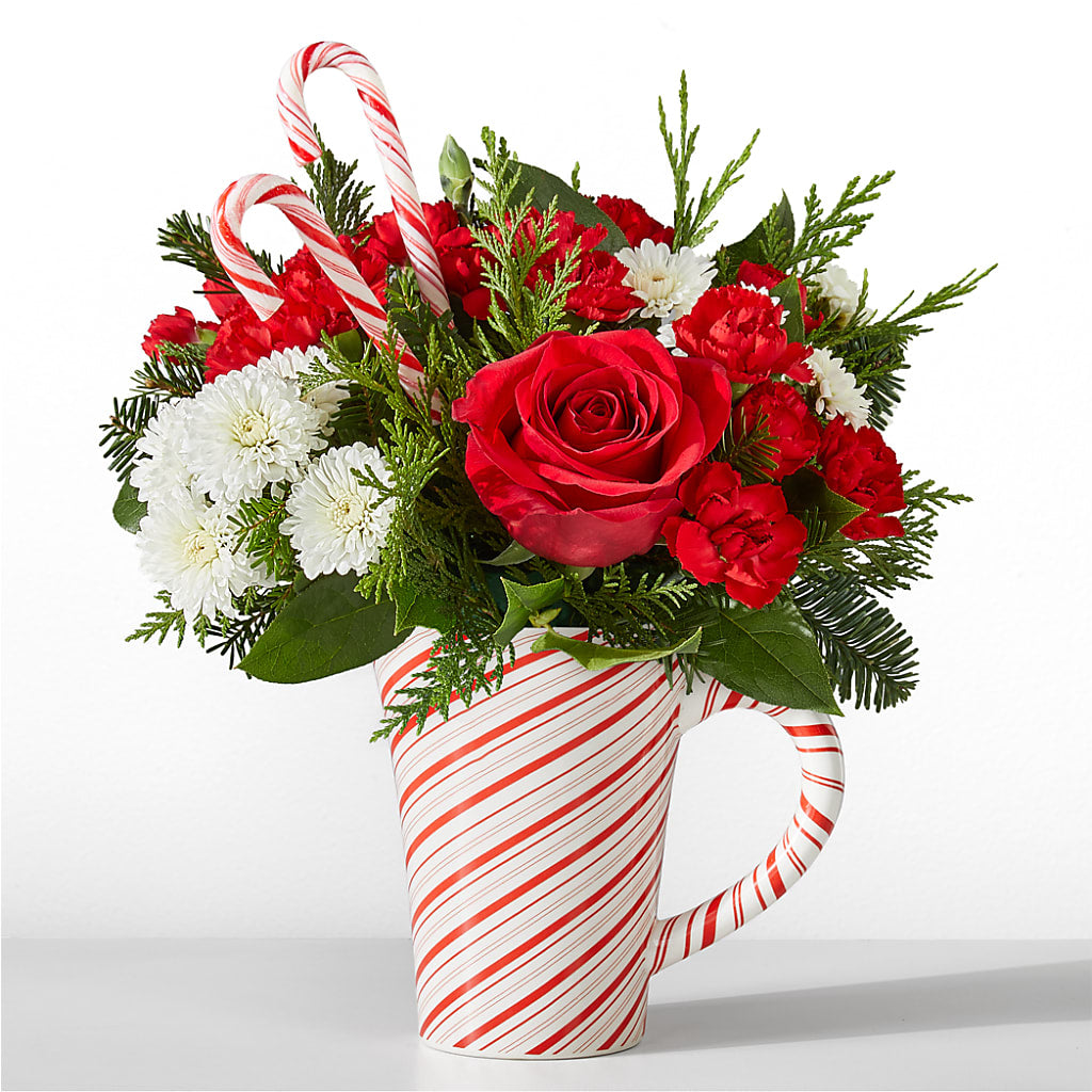 Peppermint Swirl Mug – FLORAL CREATIONS & GIFTS, Weslaco TX