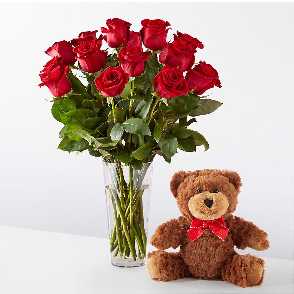 Romantic Long Stem Red Rose Bouquet Bundles – FLORAL CREATIONS & GIFTS, Weslaco TX