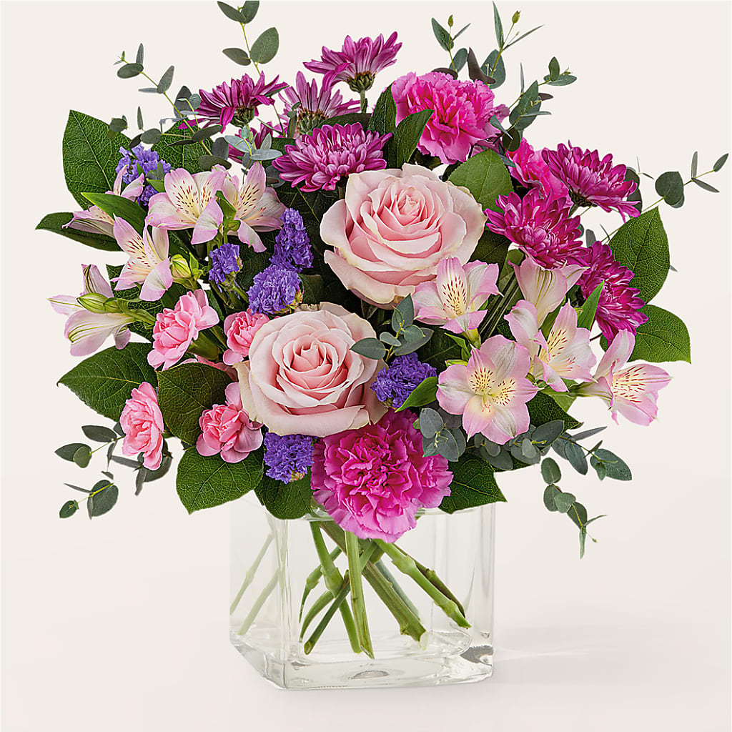 Rosy Radiance Bouquet – FLORAL CREATIONS & GIFTS, Weslaco TX
