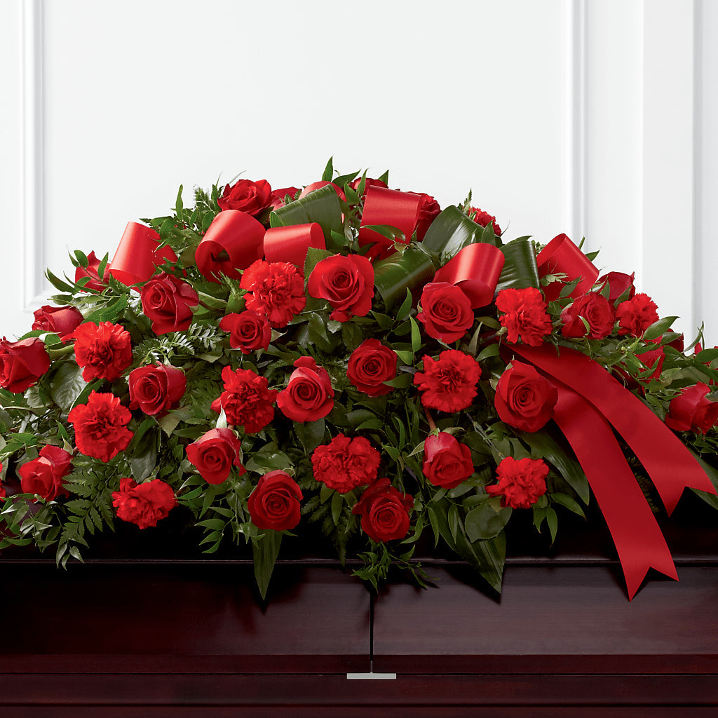 Tribute of Life Casket Spray – FLORAL CREATIONS & GIFTS, Weslaco TX