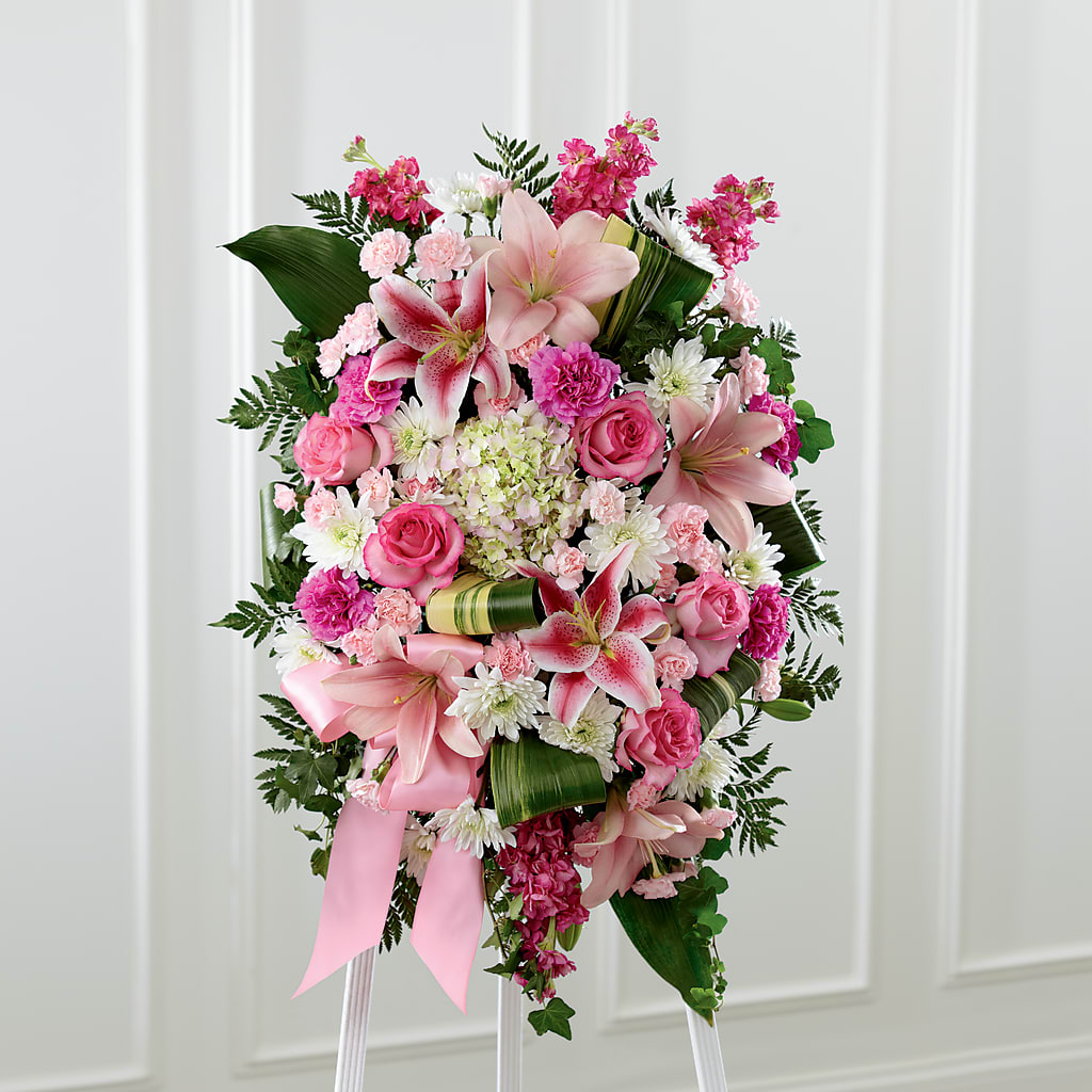 Comforting Standing Spray – FLORAL CREATIONS & GIFTS, Weslaco TX