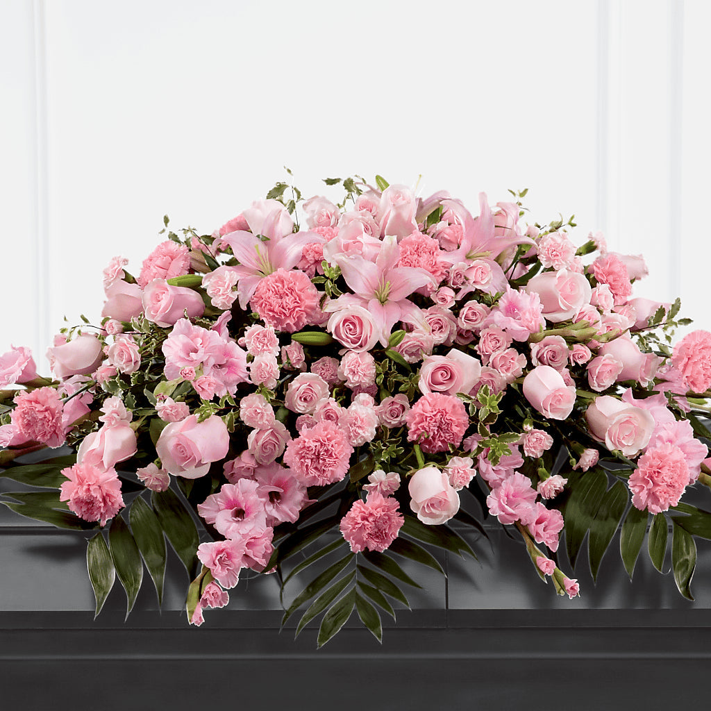 Garden of Comfort Casket Spray (Standard) – FLORAL CREATIONS & GIFTS, Weslaco TX