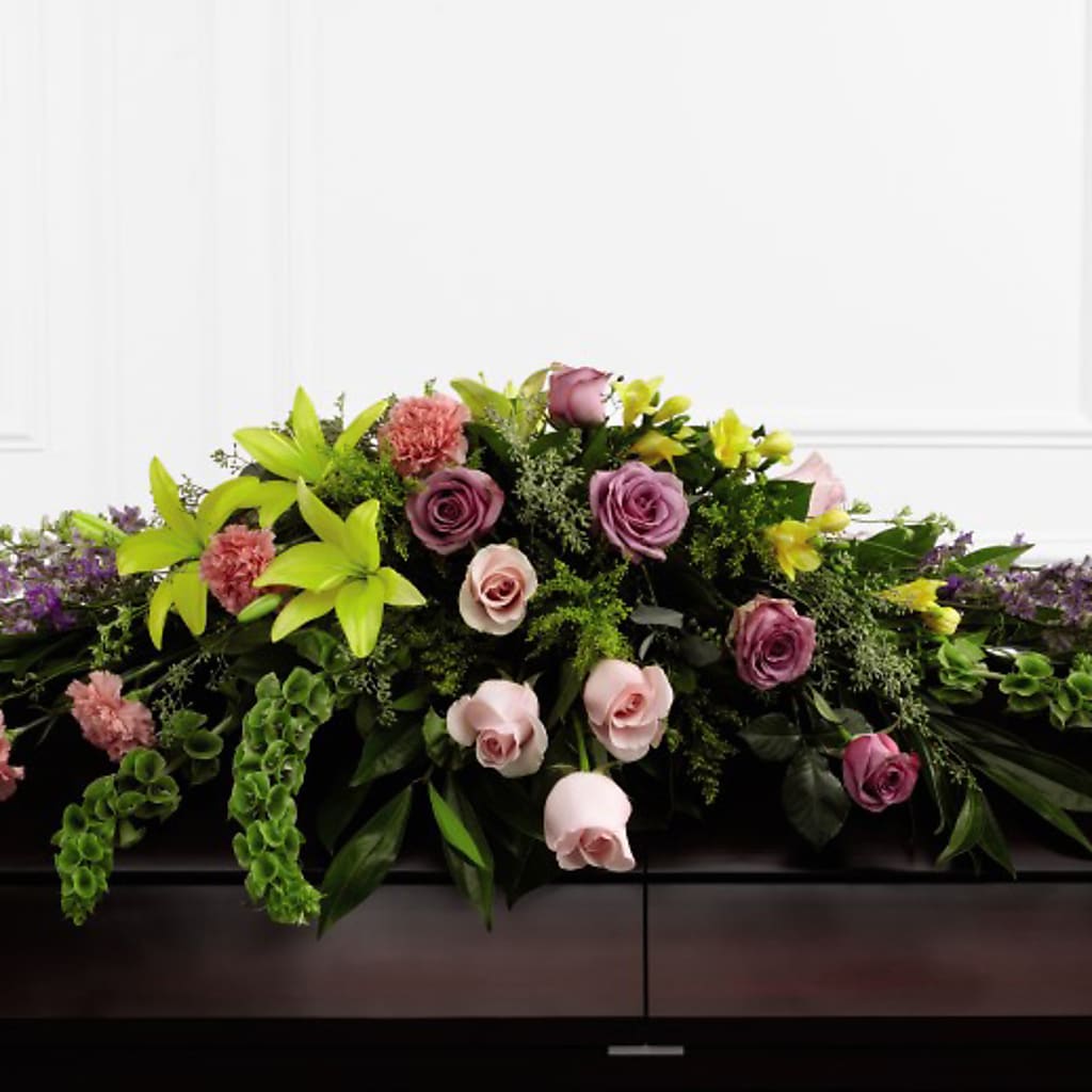 Forever Beloved Casket Spray – FLORAL CREATIONS & GIFTS, Weslaco TX