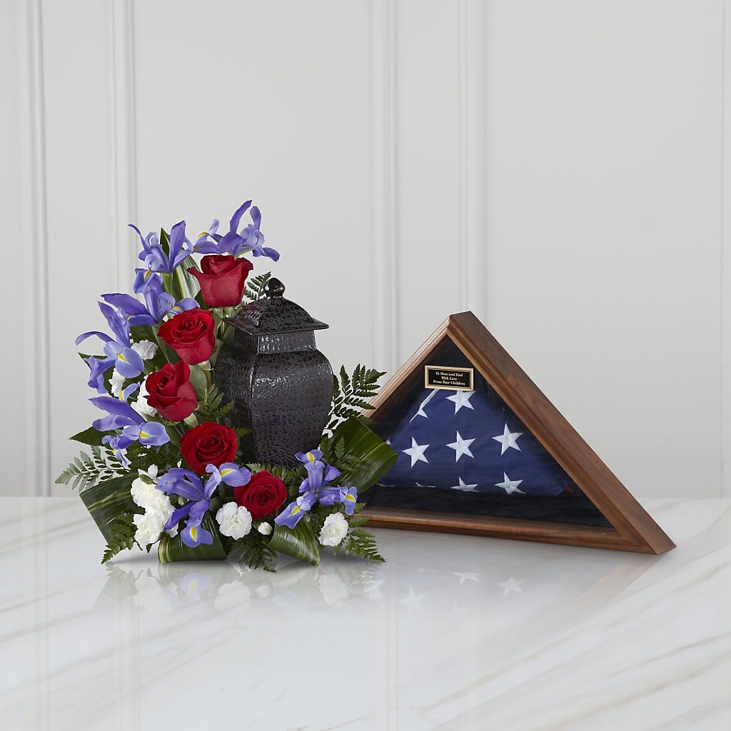 Patriotic Tribute Arrangement – FLORAL CREATIONS & GIFTS, Weslaco TX