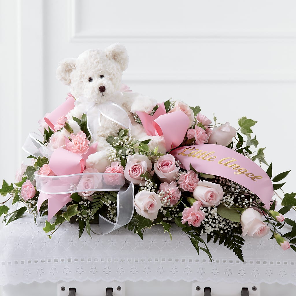 Touch of Sympathy Casket Spray – FLORAL CREATIONS & GIFTS, Weslaco TX