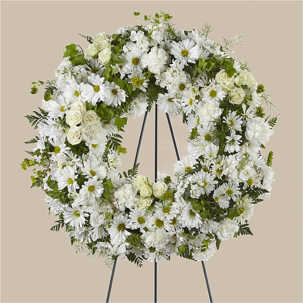 Faithful Wishes Wreath – FLORAL CREATIONS & GIFTS, Weslaco TX