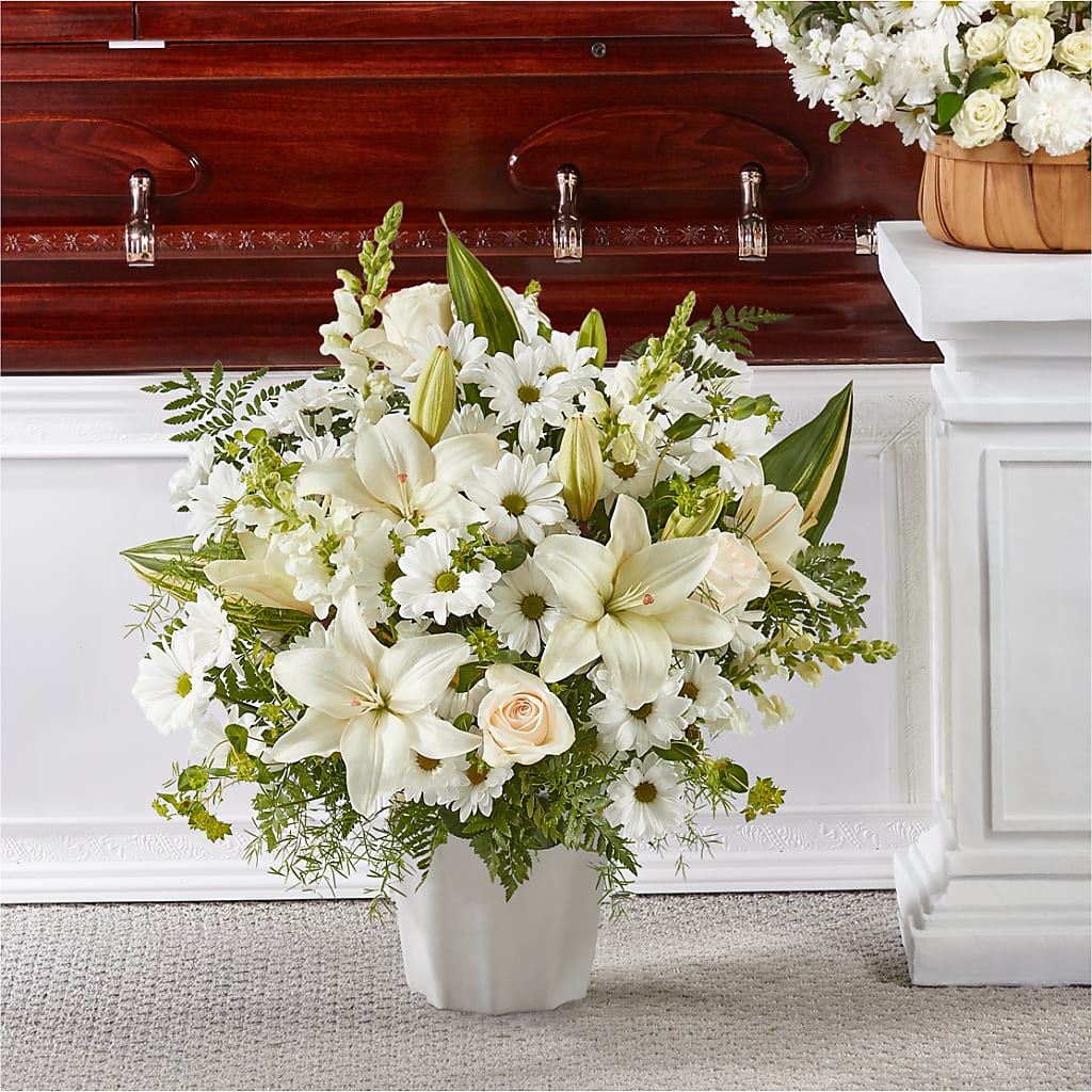 Thoughts of Tranquility Floor Basket – FLORAL CREATIONS & GIFTS, Weslaco TX