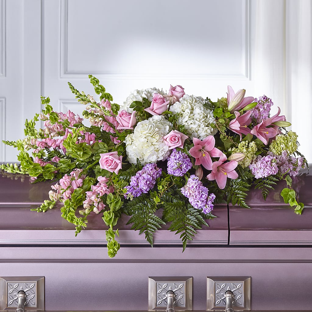 Life's Gratitude Casket Spray – FLORAL CREATIONS & GIFTS, Weslaco TX