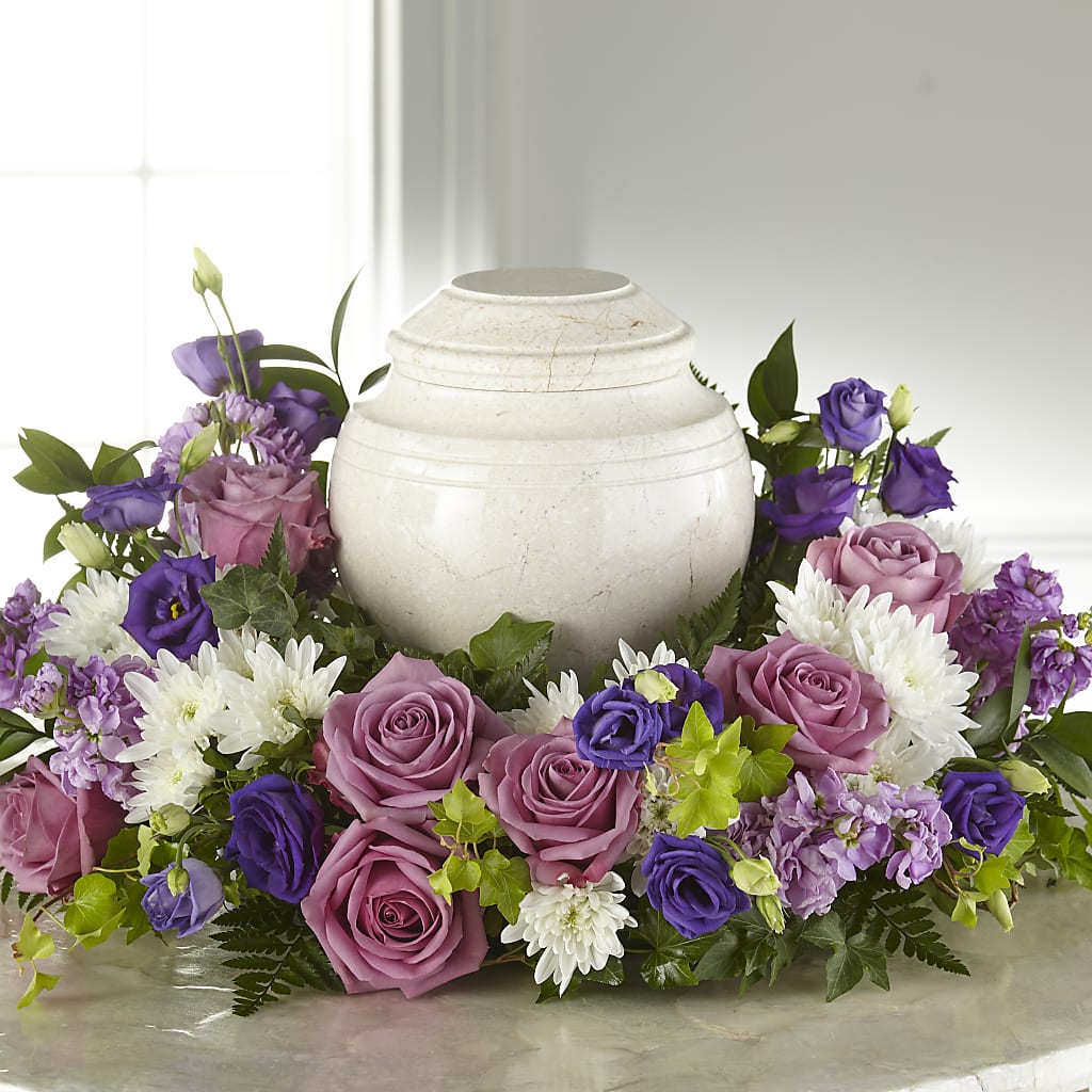 Blooming Sympathy Cremation Adornment – FLORAL CREATIONS & GIFTS, Weslaco TX