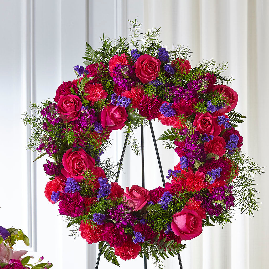Calming Colors Wreath – FLORAL CREATIONS & GIFTS, Weslaco TX