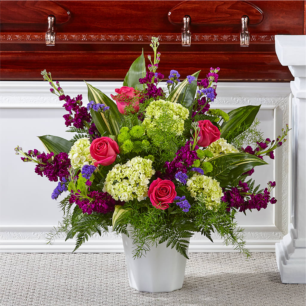Beautiful Horizons Floor Basket – FLORAL CREATIONS & GIFTS, Weslaco TX