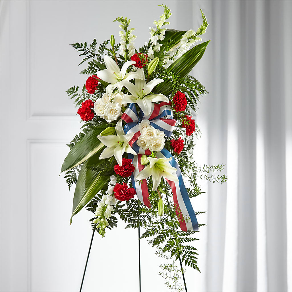 Stars of Life Standing Spray – FLORAL CREATIONS & GIFTS, Weslaco TX