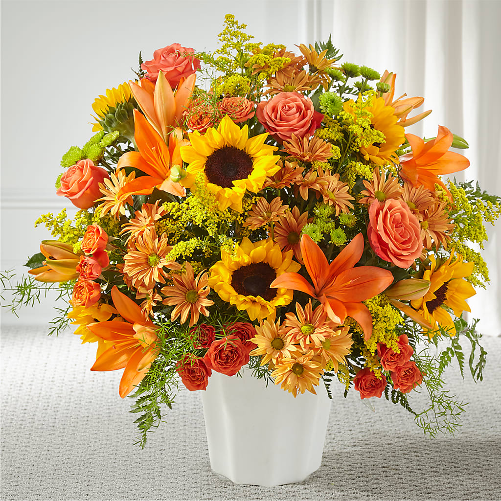 Harvest Thoughts Floor Basket – FLORAL CREATIONS & GIFTS, Weslaco TX