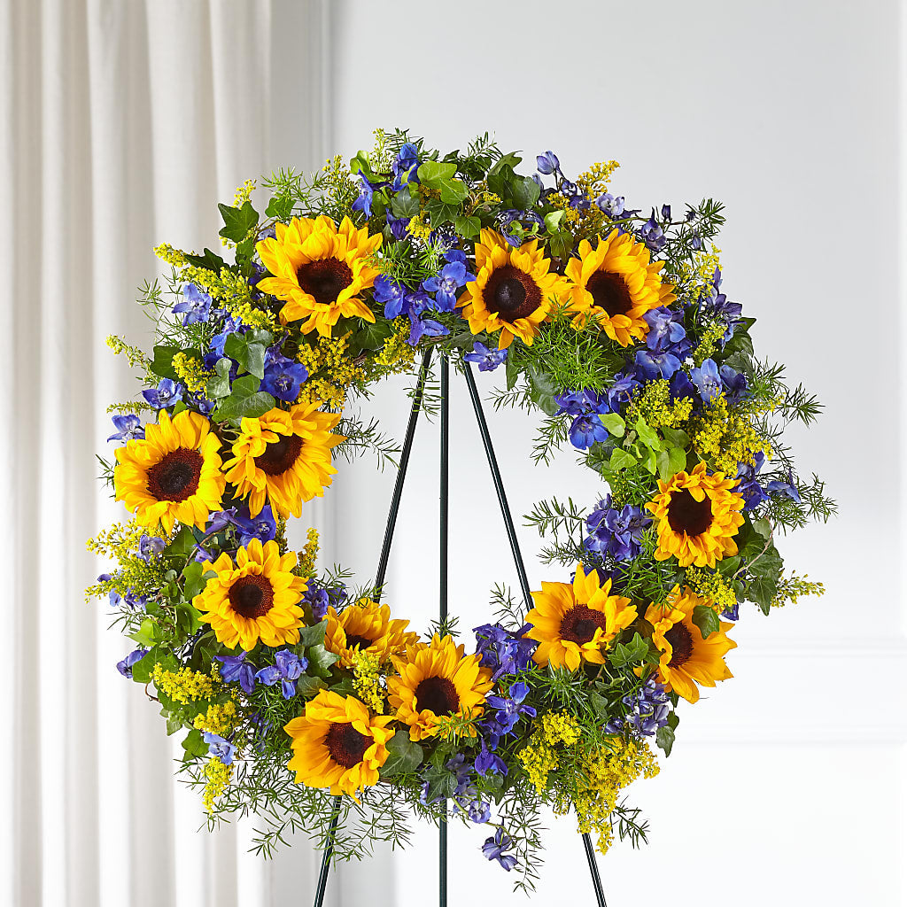 Bright Rays Wreath – FLORAL CREATIONS & GIFTS, Weslaco TX