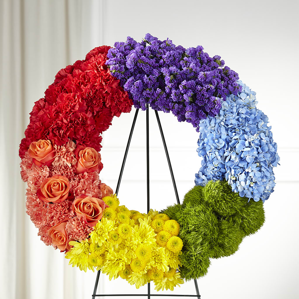 Circle of Love Wreath – FLORAL CREATIONS & GIFTS, Weslaco TX