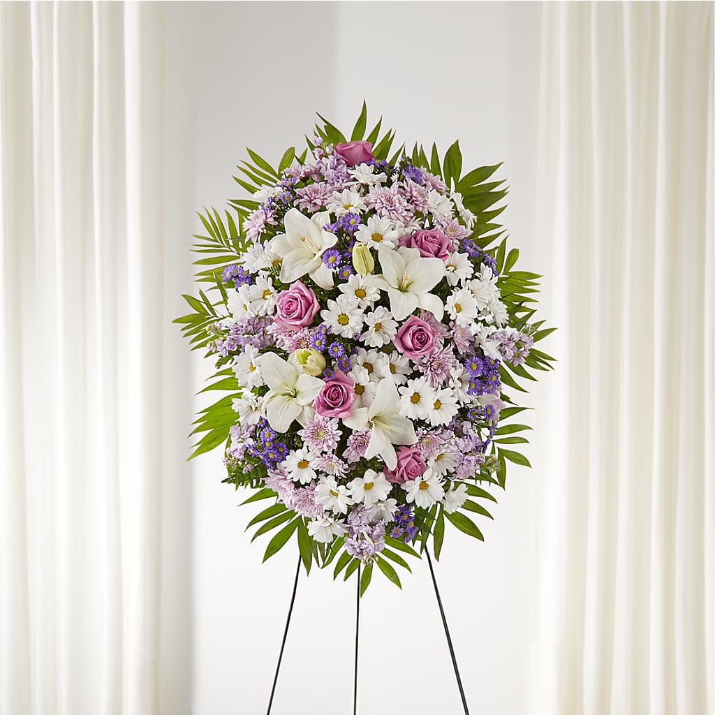 Surrounded by Love Standing Spray – FLORAL CREATIONS & GIFTS, Weslaco TX