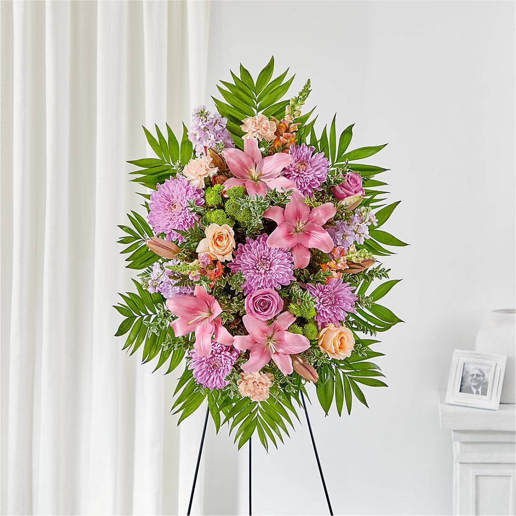 Love & Light Standing Spray – FLORAL CREATIONS & GIFTS, Weslaco TX