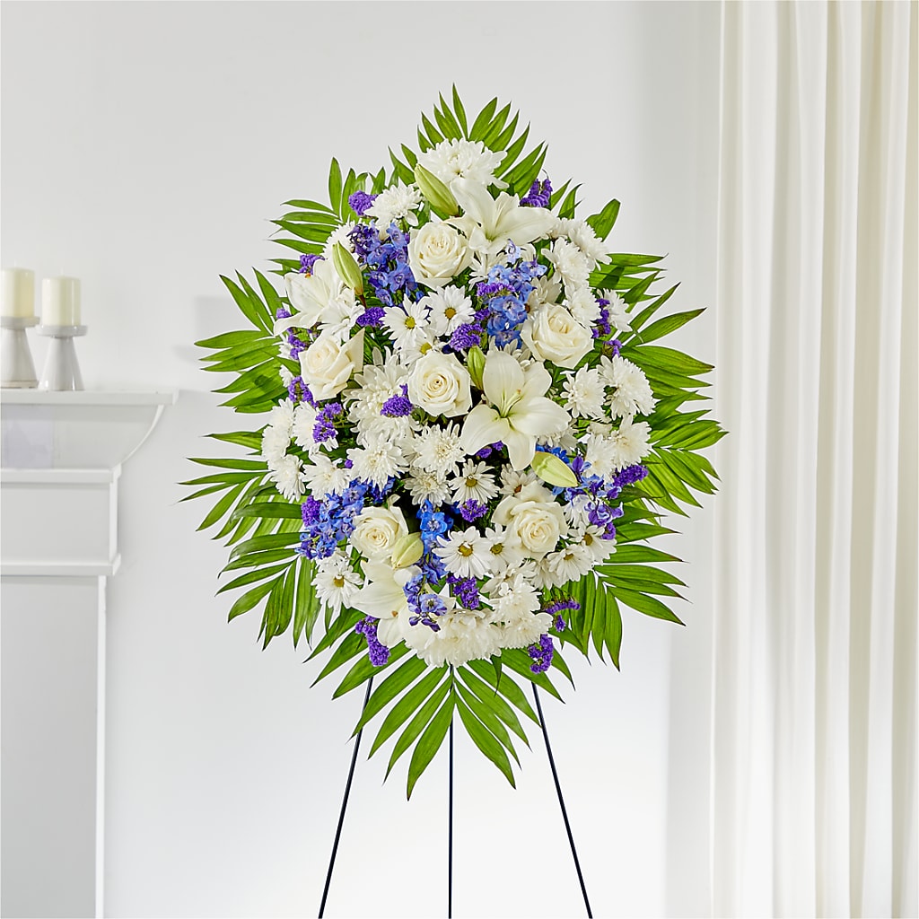 At Rest Standing Spray – FLORAL CREATIONS & GIFTS, Weslaco TX