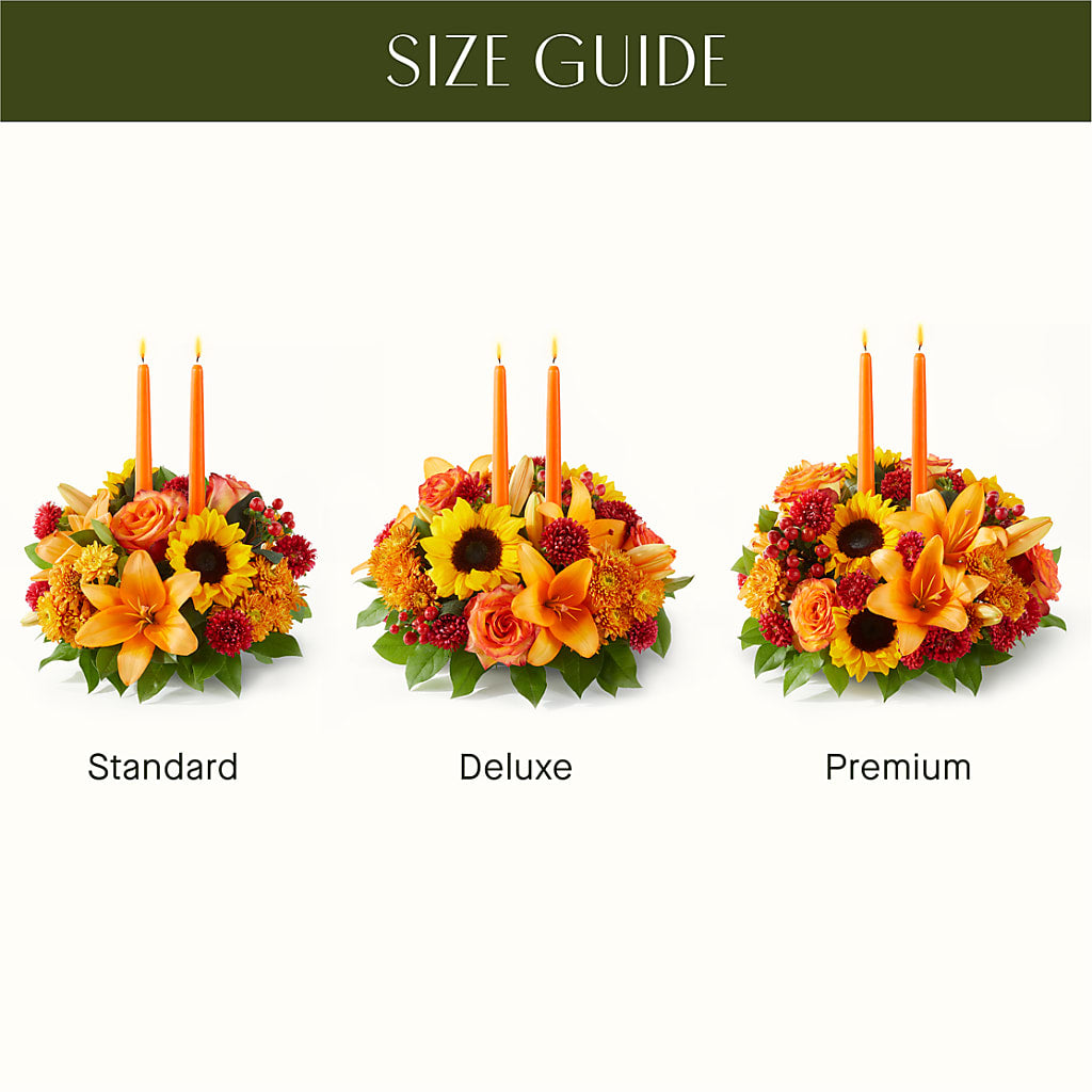 Grateful Centerpiece – FLORAL CREATIONS & GIFTS, Weslaco TX