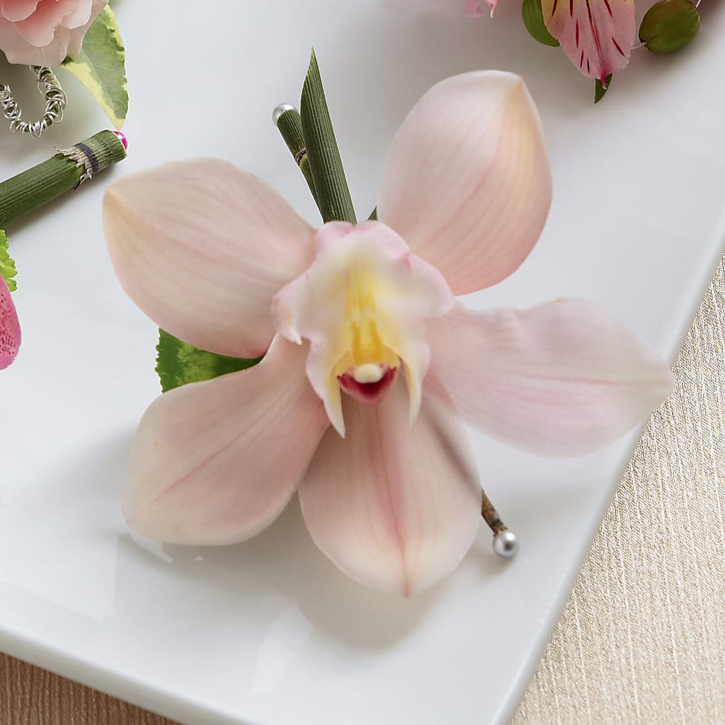 Pink Cymbidium Boutonniere – FLORAL CREATIONS & GIFTS, Weslaco TX