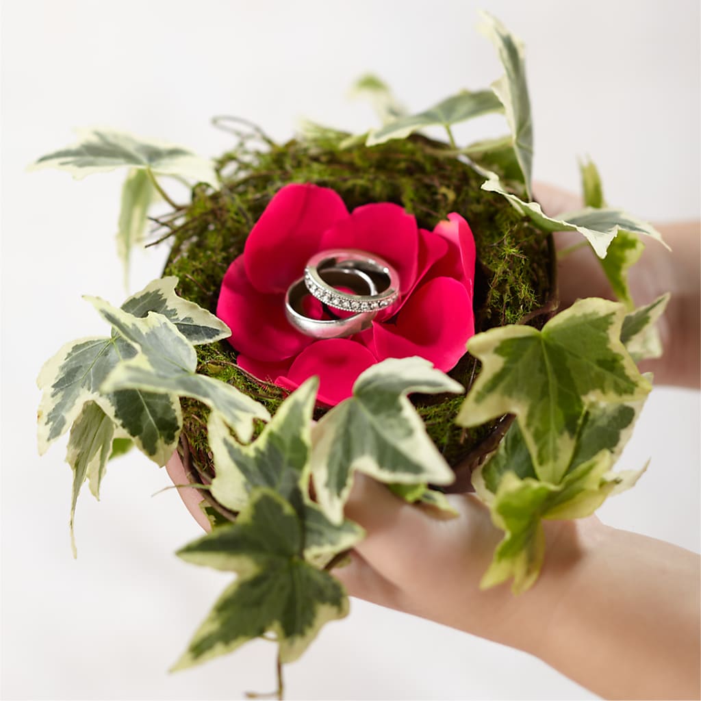 Lila Rose Ring Nest – FLORAL CREATIONS & GIFTS, Weslaco TX