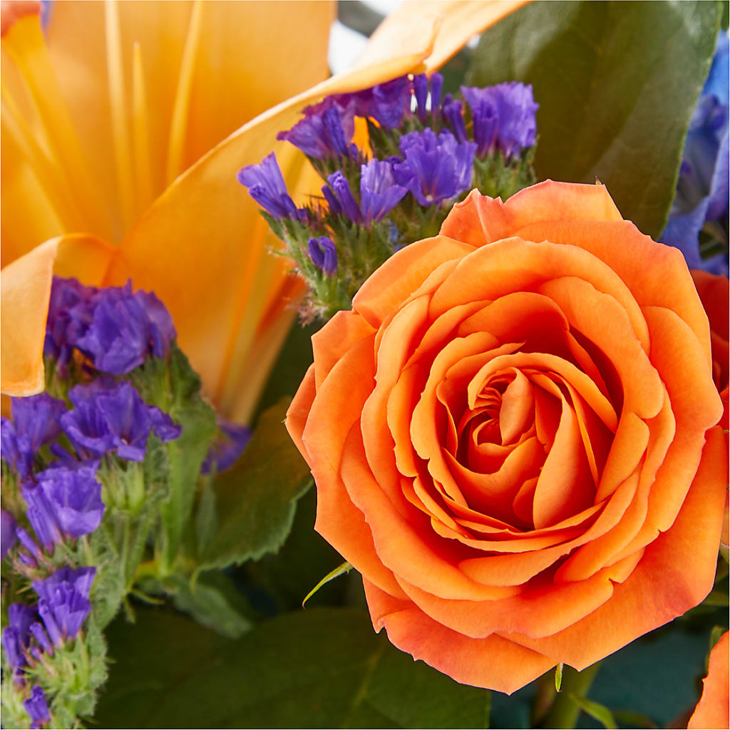 Radiant Citrus Box Bouquet – FLORAL CREATIONS & GIFTS, Weslaco TX