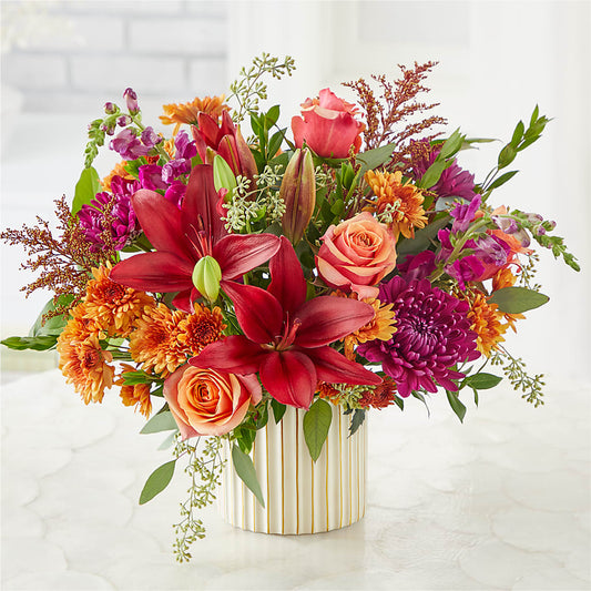 Burgundy Landscape Bouquet – FLORAL CREATIONS & GIFTS, Weslaco TX