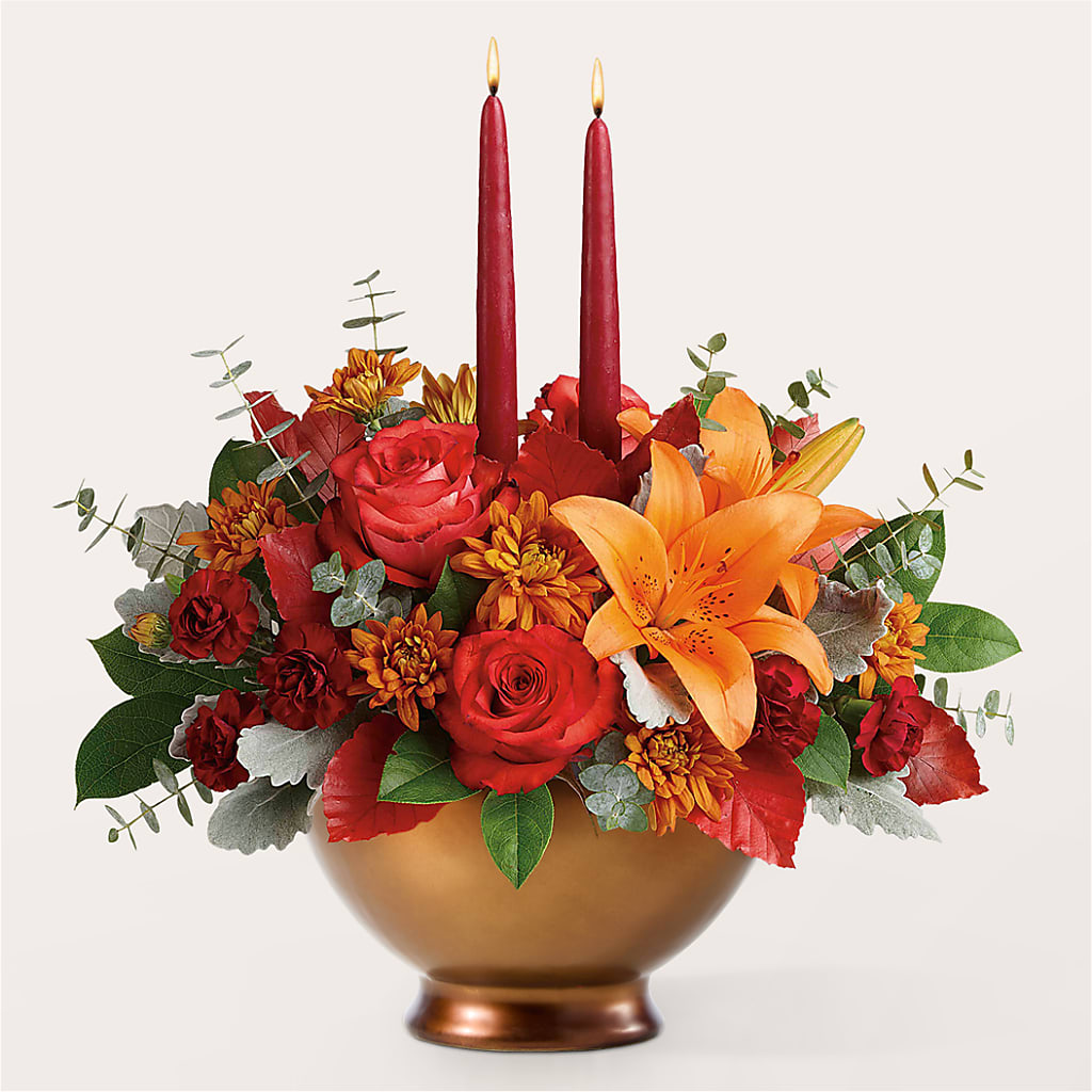 Fruits of Fall Centerpiece – FLORAL CREATIONS & GIFTS, Weslaco TX