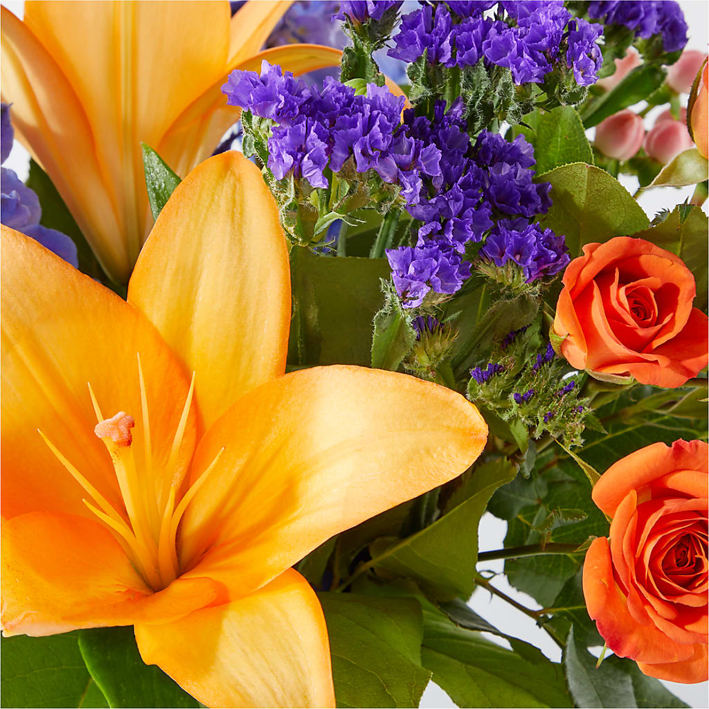 Radiant Citrus Bouquet – FLORAL CREATIONS & GIFTS, Weslaco TX
