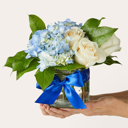 Sky Blue Delight Bouquet – FLORAL CREATIONS & GIFTS, Weslaco TX