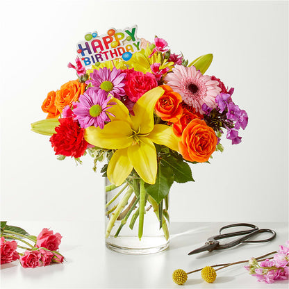 Cue the Confetti - A Florist Original – FLORAL CREATIONS & GIFTS, Weslaco TX