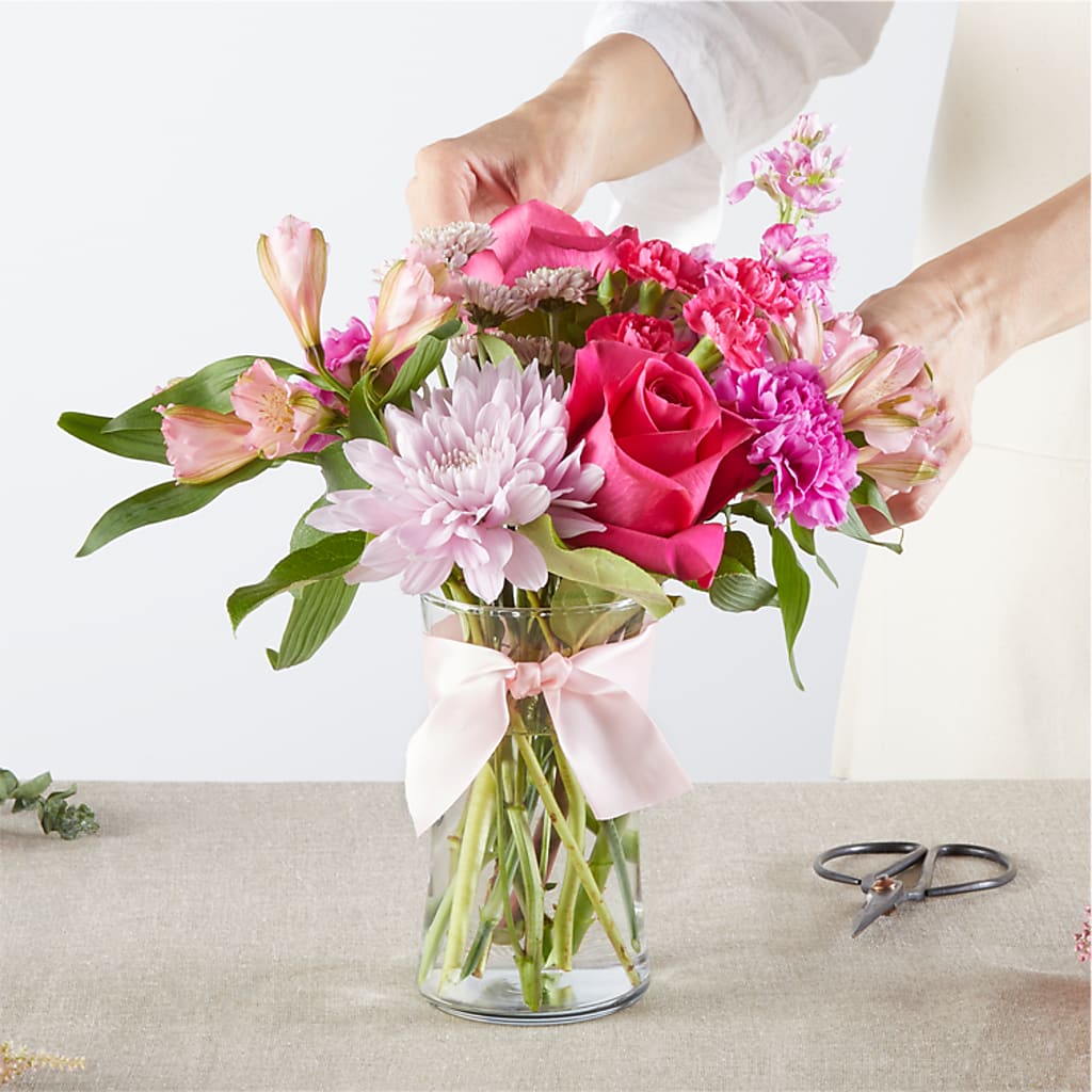 Pink Ribbon - A Florist Original – FLORAL CREATIONS & GIFTS, Weslaco TX