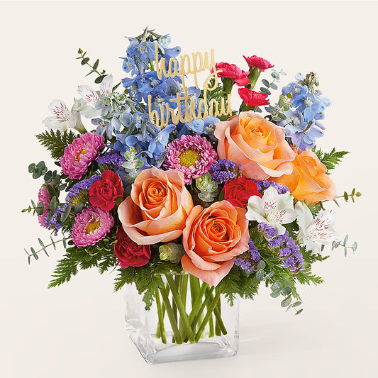 Birthday Bash Bouquet – FLORAL CREATIONS & GIFTS, Weslaco TX