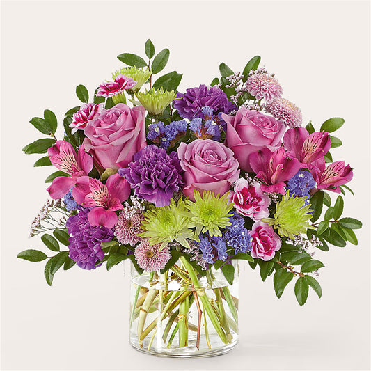 Glass Half Full Bouquet – FLORAL CREATIONS & GIFTS, Weslaco TX