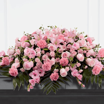 Garden of Comfort Casket Spray (Standard) – FLORAL CREATIONS & GIFTS, Weslaco TX