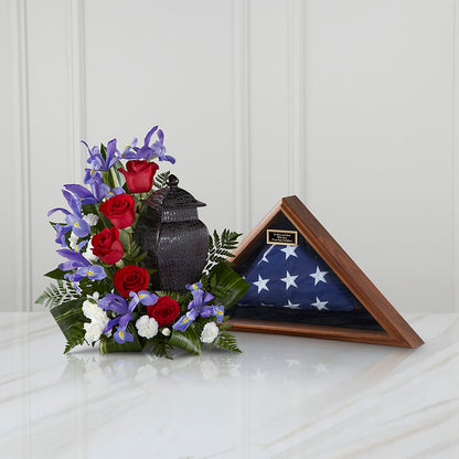 Patriotic Tribute Arrangement – FLORAL CREATIONS & GIFTS, Weslaco TX