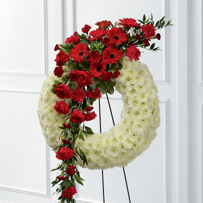 Graceful Tribute Wreath – FLORAL CREATIONS & GIFTS, Weslaco TX