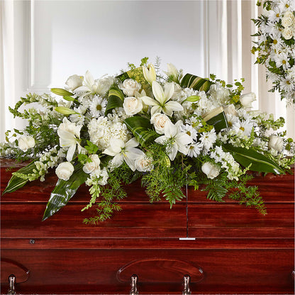Abundance Casket Spray – FLORAL CREATIONS & GIFTS, Weslaco TX