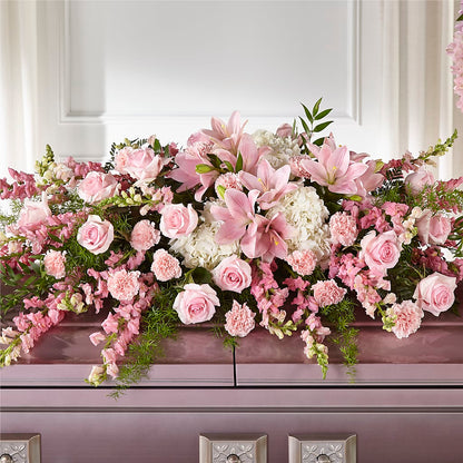 Life & Remembrance Casket Spray – FLORAL CREATIONS & GIFTS, Weslaco TX