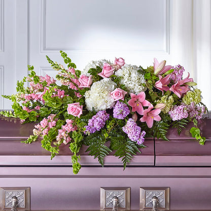 Life's Gratitude Casket Spray – FLORAL CREATIONS & GIFTS, Weslaco TX