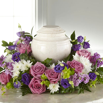 Blooming Sympathy Cremation Adornment – FLORAL CREATIONS & GIFTS, Weslaco TX