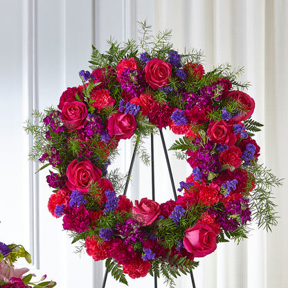 Calming Colors Wreath – FLORAL CREATIONS & GIFTS, Weslaco TX