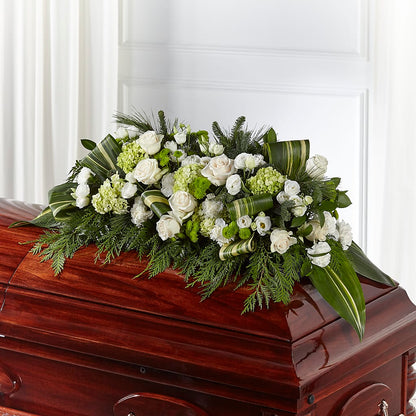 Hopeful Gesture Casket Spray – FLORAL CREATIONS & GIFTS, Weslaco TX