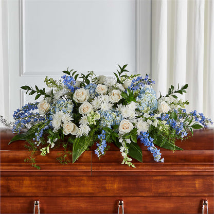 Timeless Essence Casket Spray – FLORAL CREATIONS & GIFTS, Weslaco TX