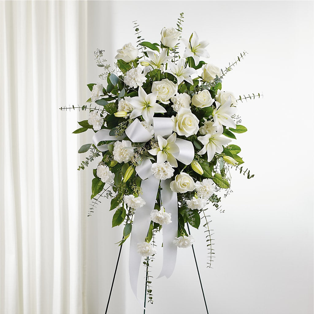 With Care Standing Spray – FLORAL CREATIONS & GIFTS, Weslaco TX
