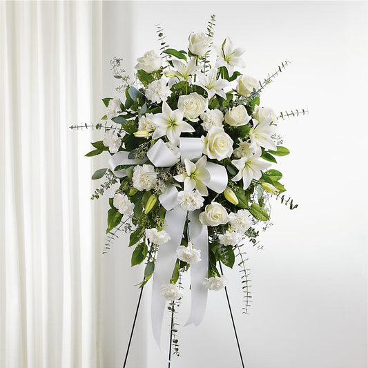 With Care Standing Spray – FLORAL CREATIONS & GIFTS, Weslaco TX