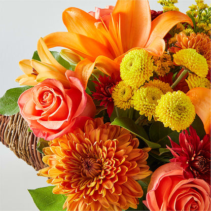 Bouquet of Blessings Cornucopia – FLORAL CREATIONS & GIFTS, Weslaco TX