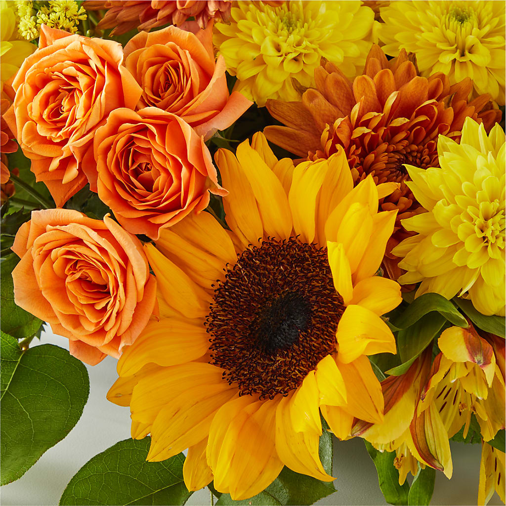 Autumn Harmony Centerpiece – FLORAL CREATIONS & GIFTS, Weslaco TX