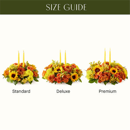 Autumn Harmony Centerpiece – FLORAL CREATIONS & GIFTS, Weslaco TX